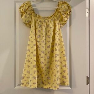 Doen Julie Dress in Sunshine Bouton de Rose